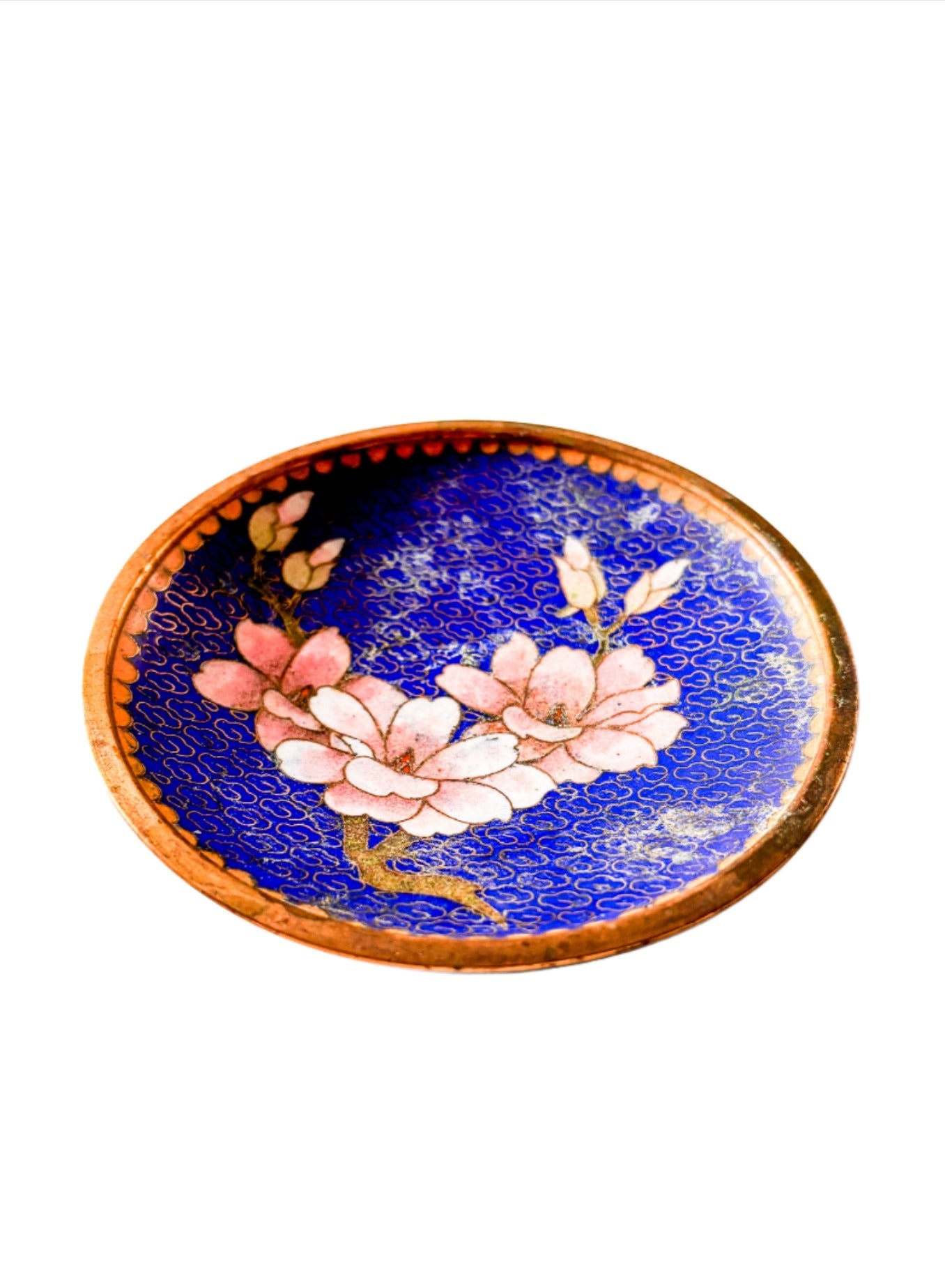 Vintage Cloisonne Trinket Dish