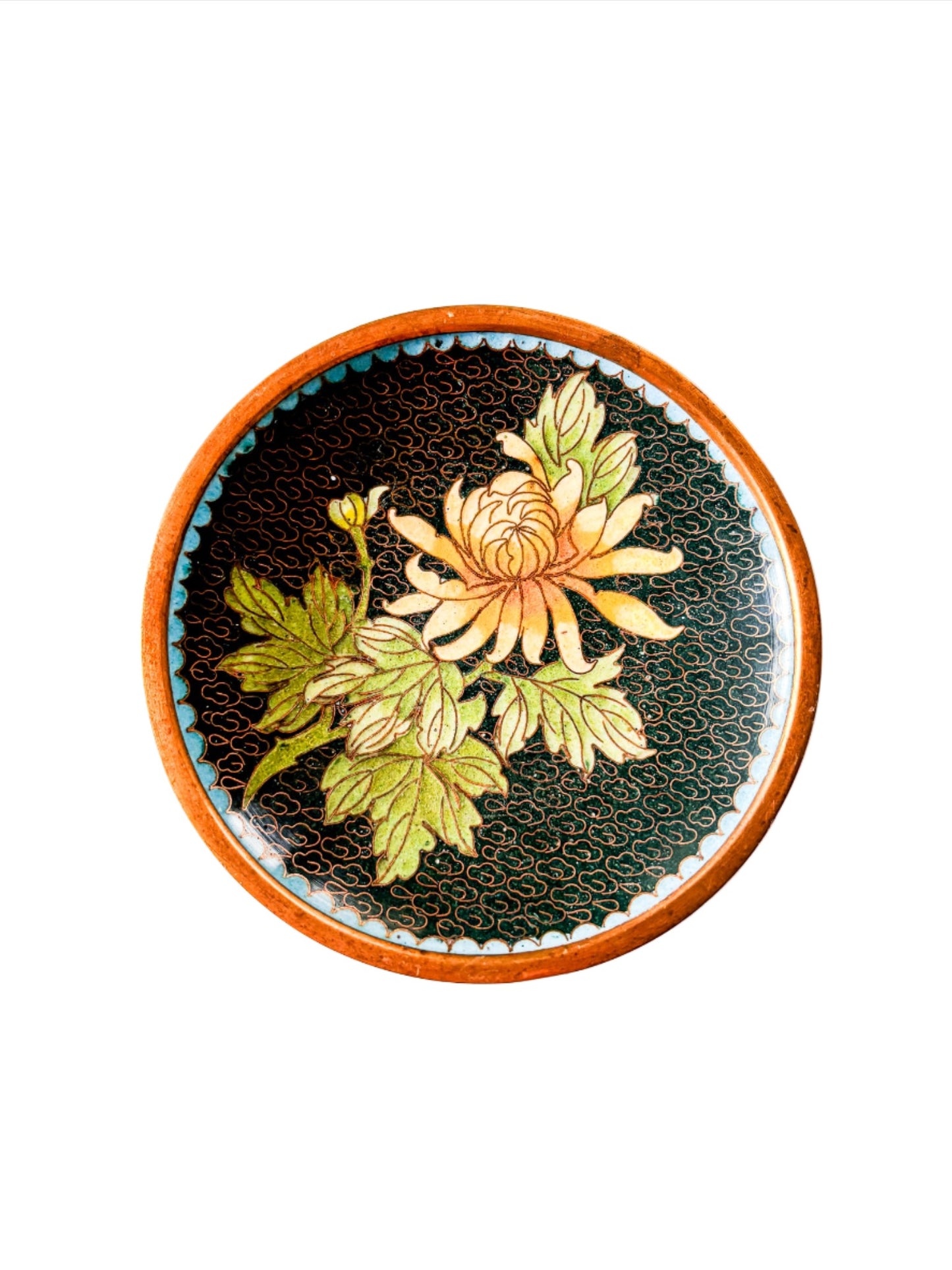 Vintage Cloisonne Trinket Dish