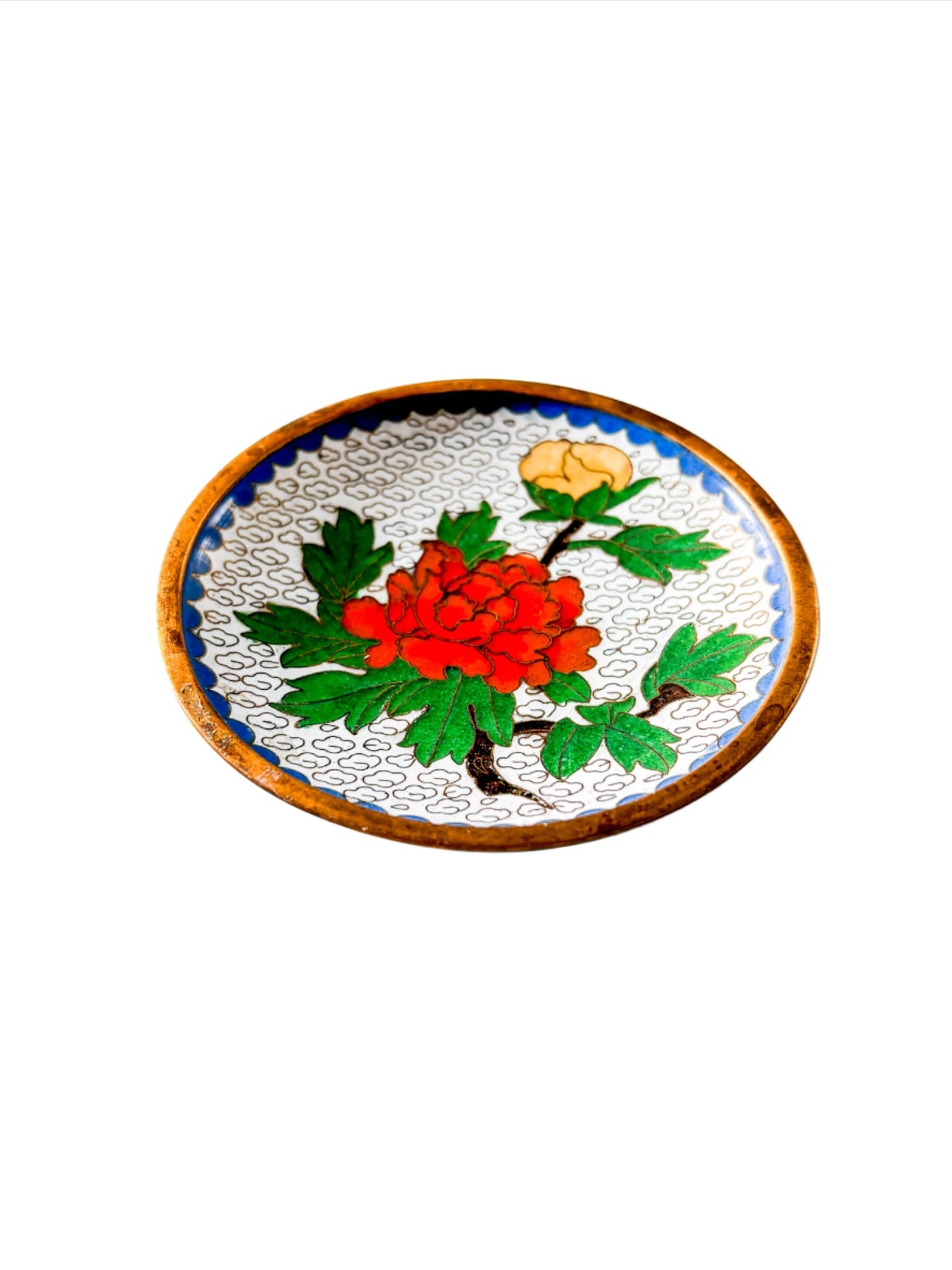 Vintage Cloisonne Trinket Dish