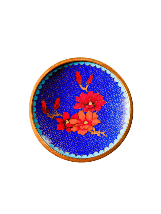 Vintage Cloisonne Trinket Dish