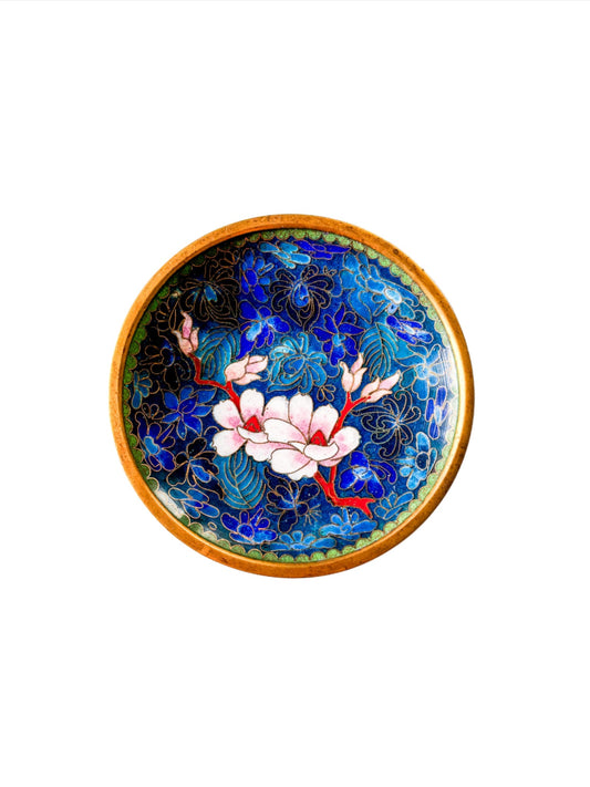 Vintage Cloisonne Trinket Dish