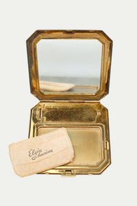 Elgin American Petit Point Tapestry Compact